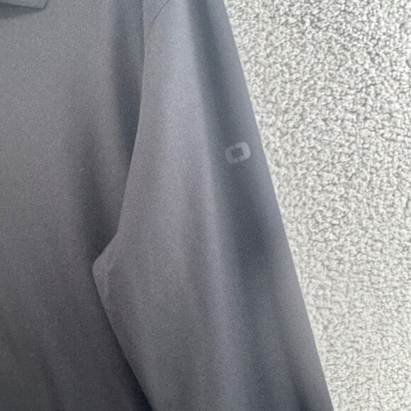 Ogio Mens Black Long Sleeve Polo Shirt Size Large - Picture 3 of 7